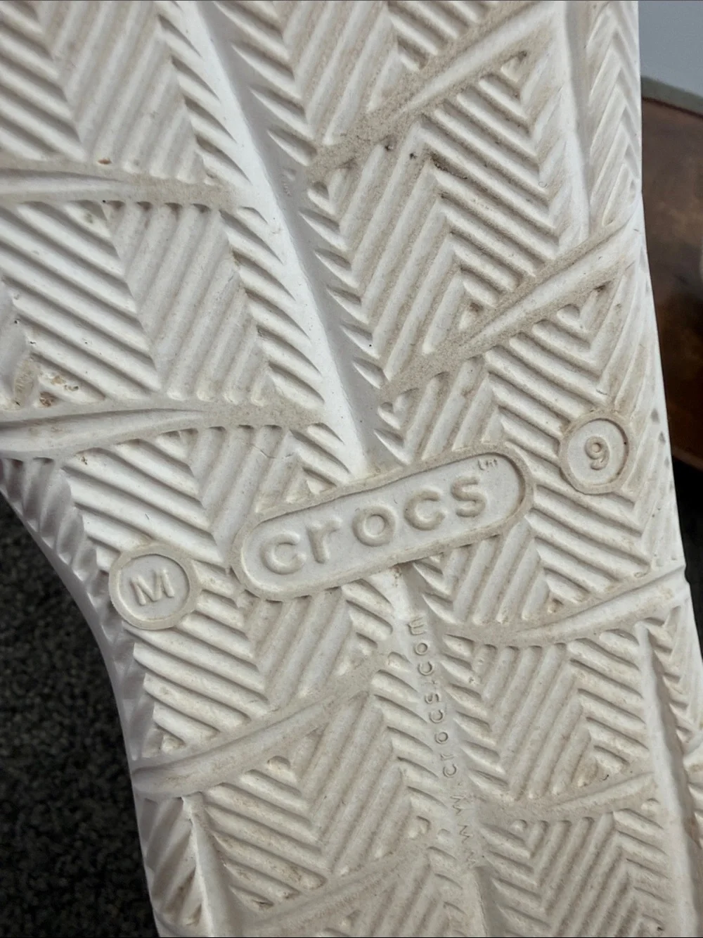 CROCs Sandals Mens 9 Swiftwater Wave Water Shoes Navy White Ventilated Slip-On